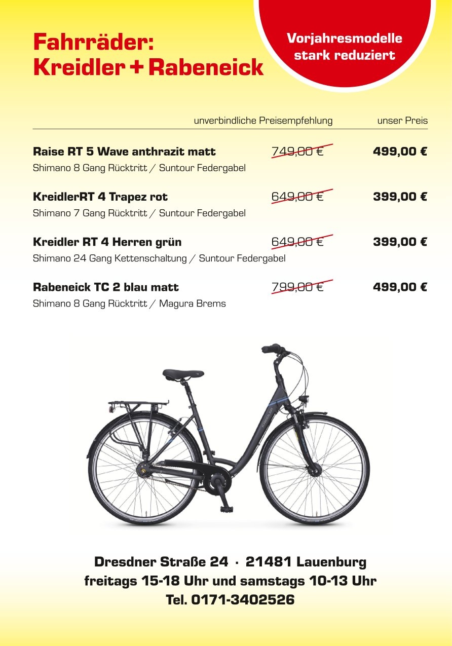 Sonderangebote Flyer Seite 1